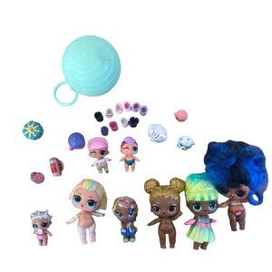 Lot of 8 Dolls Plus LOL Surprise Dolls & Accessories Shoes & Clothes Pets